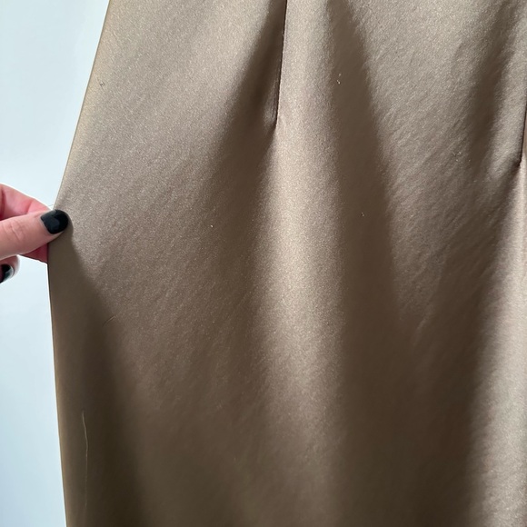 Slip Dress - Samsøe Samsøe Sunna Dress - Lead Gray - Picture 6 of 9